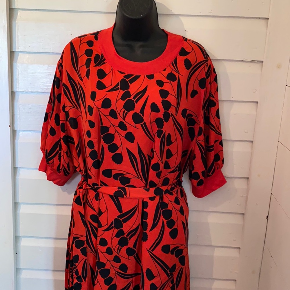 Red and Black dress